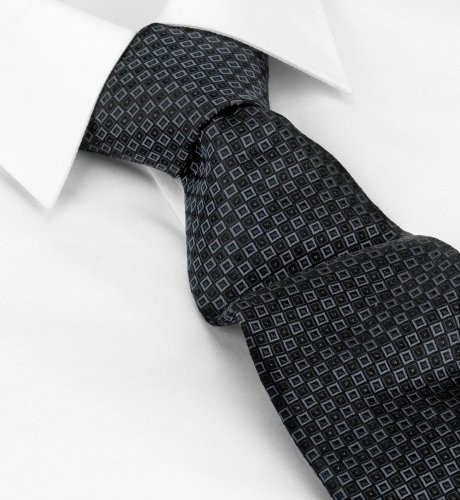 Silk Rich Geometric Patterned Tie