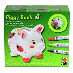 Marabu 012300087 Piggy Bank Porcelain Painter MalsetSatz