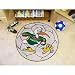 Collegiate University of Miami Logo B Round 29 - Soccer Ball Mat