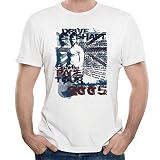 Xxfz Men's Long Live Charlie Pace Music Geek Band White Large Tshirt