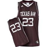 adidas Texas A&M Aggies Replica Basketball Jersey