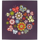 Paperchase Butterfly Floral Square Adhesive Photo Album.