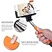 Selfie Stick, Noot Groupie Self Portrait [Battery Free] Extendable Handled Stick with Adjustable Phone Holder Mount & Built-in Remote Shutter Designed for Apple & Android Smartphones [Orange]