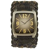 GUESS?? Mens Antique Gold Tone Stainless Steel and Brown Basket Weave Leather Watch #85538G1 51w1Z5kfF1L. SL160 GUESS?? Mens Antique Gold Tone Stainless Steel and Brown Basket Weave Leather Watch #85538G1
