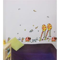 Animals Child Decor Sticker repositionable removable