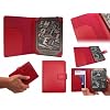 New Kindle Red SD Folio Case Cover Pouch with FREE Clip-On LED Reading Lamp for New Amazon Kindle 4, All - New Latest Generation 2011 Release Amazon Kindle 6" inch Wi-Fi, from G-HUB