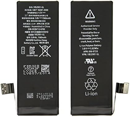 Zahren Technologies® iPhone 5S/5C Battery Replacement iPhone 5S 5C Li-ion Battery Replacement. This Rechargeable lithium-ion polymer battery will replace your exhausted internal battery on iPhone 5S 5C