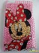 Koolshop Disney Minnie Mouse Rhinestone Pink Cover Case for iPod Touch iTouch 4 4g 4th generation