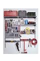 Triton Products 1740 Storability LocBoard Wall Mount Storage System 66-Inch L by 63-Inch H with 2 LocBoards, LocHook Assort, 2 Wire Shelves, Steel Shelf with Mounting Hardware