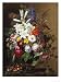Lilies, Pelargonium and Roses in a Greek Vase Art Giclee Poster Print by Johan Laurentz Jensen, 12x16