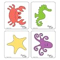 Cuttlekids Cutting Dies 4-pk. - Sea Creatures