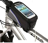 Bicycle Roswheel Frame Pannier Bag Front Tube Bag Phone Cell 100g Blue