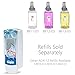 GOJO ADX-12 Education Push-Style Foam Hand Soap Dispenser, White/Blue, for 1250 mL GOJO ADX-12 Foam Hand Soap Refills (Pack of 1) - 8882-06
