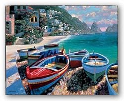 Capri Cove by Howard Behrens 28"x22" Art Print Poster