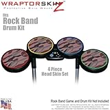 Camouflage Pink Skin by WraptorSkinz fits Rock Band Drum Set for Nintendo W ....