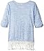 Beautees Girls' Short Sleeve Screen Top