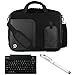 Black VG Pindar Edition Messenger Bag Carrying Case for Asus Transformer Pad TF300T 10.1 inch Tablet, Executive Laser Stylus Pen with LED Light,+ SumacLife Bluetooth Wireless Keyboard