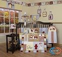 Boutique Brand New GEENNY Baby Boy FireTruck 13PCS CRIB BEDDING SET