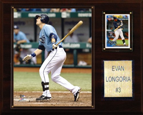 MLB Evan Longoria Tampa Bay Rays Player Plaque