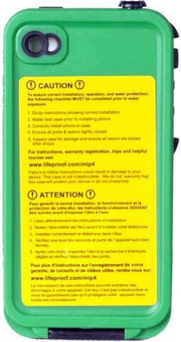 New Waterproof Shockproof Dirtproof Snowproof Protection Case Cover for Iphone4 (Green)