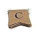 UEETEK Hessian Burlap Banner,CHEERS to 30 YEARS Pattern Bunting Banner for Ceremony Party Decoration