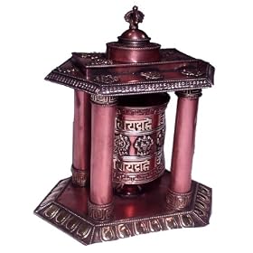 Tibetan Copper Handmade Prayer Wheel
