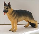 Figurine German Shepherd Cold Cast Resin Hand Painted to Detail All items copywrited