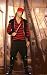 Pirate 6pc. Men's Costume Includes a Shirt & Vest. Eye Patch & Bandana Included. Sword & Boot Covers Also Included.