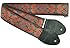 Souldier Custom GS0817CH04BK Handmade Madrid Guitar Strap, Orange Charcoal