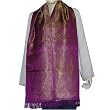 Fashion Accessory Neck Scarf Silk Brocade 22 x 72 inches
