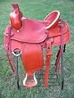 Hard Seat A-Fork Wade Ranch Roping Buckaroo Saddle