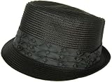 Diamond Crown Fedora Low Profile Poly All-weather Punk Rock Style