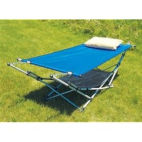Algoma Folding Hammock and Stand - Fast FREE FedEx Shipping!