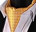 SetSense Men's Polka Dot Jacquard Woven Self Cravat Tie Ascot