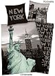 Herding 485916050 Bettwäsche New York Liberty , 80 x 80 und 135 x 200 cm, Microfaser