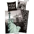 Herding 485916050412 Bettw�sche New York Liberty, Kopfkissenbezug: 80 80 cm, Bettbezug: 135 200 cm, Microfaser