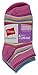 Hanes Ultimate Girls' 4-Pack Low-Cut Liner Socks, Assorted, Small