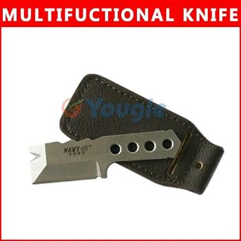 Outdoor Portable NAVY1002 the EDC Multi-function Knife Gadget Scraper Crowbar