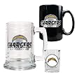 San Diego Chargers NFL 15oz Tankard, 15oz Ceramic Mug & 2oz Shot Glass Set - Primary Logo