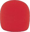 Tour Grade Ball Mic Windscreen, Red