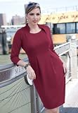 Jessica London Plus Size Sheath Dress in Ponté Knit