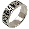Om Tranquility Band - Sterling Silver Ring
