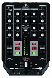 Behringer VMX200USB Professional 2-Channel DJ Mixer with USB/Audio Interface