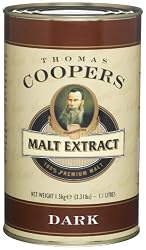 Coopers Malt Extract  Dark, 3.3-Pound Cans (Pack of 2)