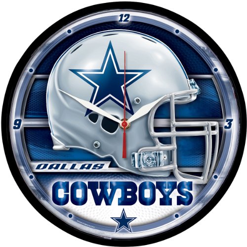 NFL Dallas Cowboys Round Clock