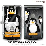 Razr V3 Penguins Tattoo Skin for Motorola Razor by TuneTattooz