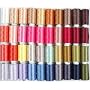 Polyester Embroidery Thread Set - 40 Spools (500 meter spools/40 wt.) - Set D Brilliant Colors