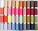 Polyester Embroidery Thread Set - 40 Spools (500 meter spools/40 wt.) - Set D Brilliant Colors
