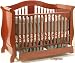 Baby : Aspen Stages Sleigh Crib w/ Drawer - Cognac