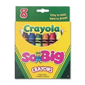 So Big Crayons, 8 ct. by Crayola